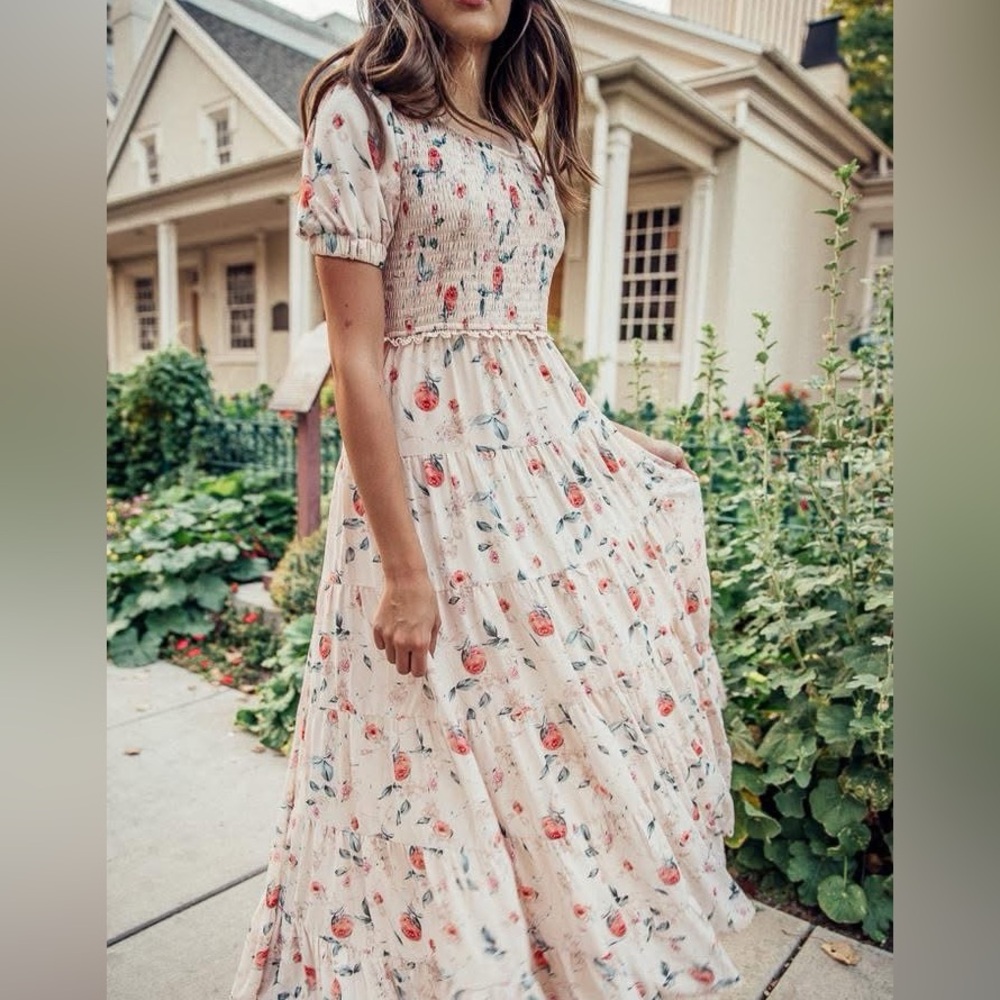 JessaKae Sunset Rose Maxi Dress